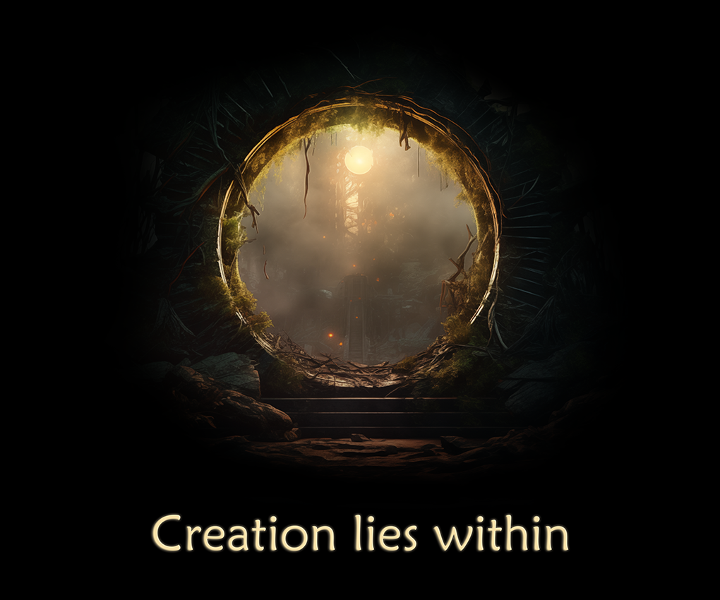 Magical portal to another world